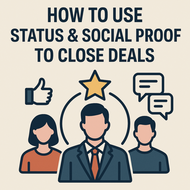 Cheat Sheet: How to Use Status & Social Proof to Close Deals