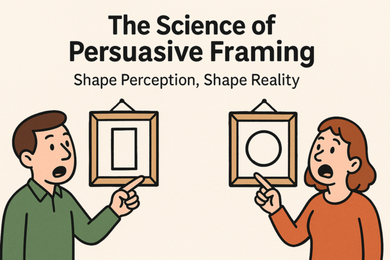 The Science of Persuasive Framing – Shape Perception, Shape Reality