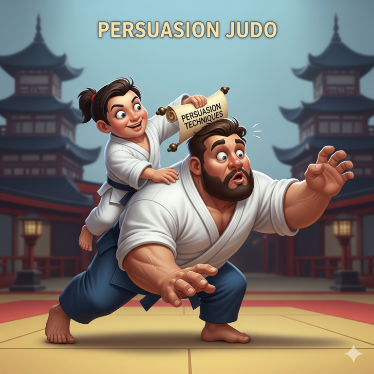 Persuasion Judo Flip: It’s Like Real Judo Except For All the Ways It Isn’t