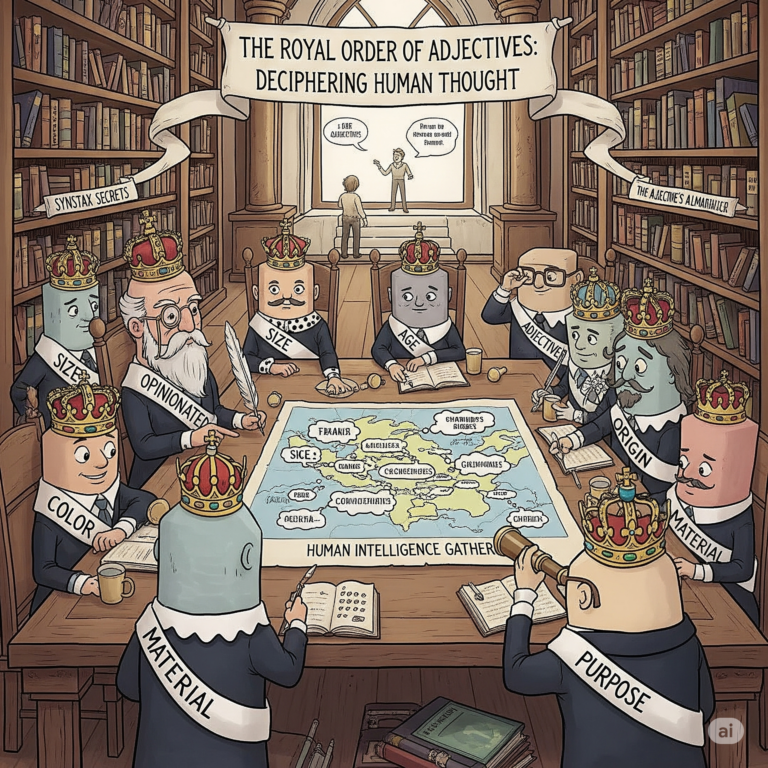 The Royal Order of Adjectives: A HUMINT Behavioral Specialist’s Secret Weapon