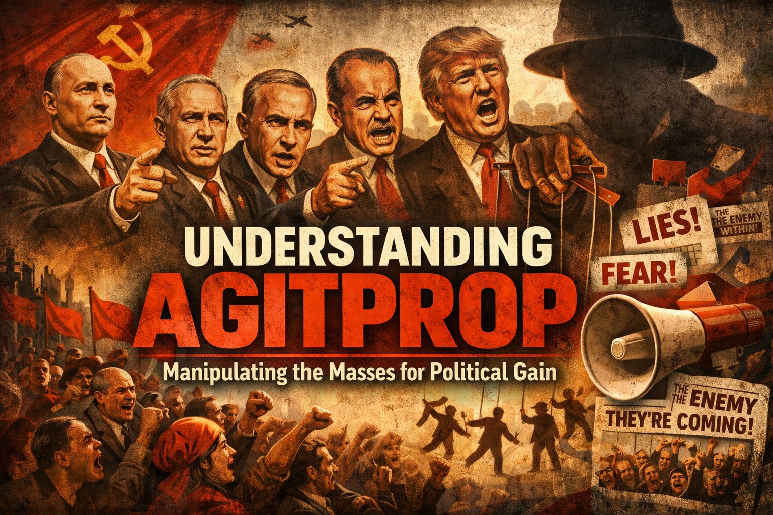 What is agitprop — Soviet propaganda framework combining agitation and propaganda for mass persuasion